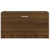 Banco Interior | Banco Zapatero Madera Contrachapada Marrón Roble 80x24x45 Cm Cfw2245846