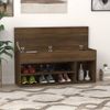 Banco Interior | Banco Zapatero Madera Contrachapada Roble Marrón 105x30x45 Cm Cfw1106935