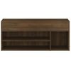 Banco Interior | Banco Zapatero Madera Contrachapada Roble Marrón 105x30x45 Cm Cfw1106935