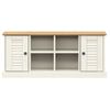 Banco Interior | Banco Zapatero Vigo Madera Maciza De Pino Blanco 106x35x45 Cm Cfw6796360