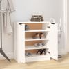 Zapatero | Mueble Zapato Moderno | Armario Zapatero De Madera Contrachapada Blanco 59x35x70 Cm Cfw1781488