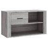 Zapatero | Mueble Zapato Moderno | Armario Zapatero De Madera Contrachapada Gris Sonoma 80x35x45 Cm Cfw5703306