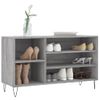 Zapatero | Mueble Zapato Moderno | Armario Zapatero Madera Contrachapada Gris Sonoma 102x36x60 Cm Cfw2934181