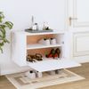 Zapatero | Mueble Zapato Moderno | Armario Zapatero Pared Madera Contrachapada Blanco 70x35x38 Cm Cfw3785646