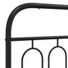 Cabecero Cama | Panel De Cabecera De Metal Negro 193 Cm Cfw3238471