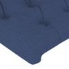 Cabecero Cama | Panel De Cabecera De Tela Azul 103x23x78/88 Cm Cfw5696011