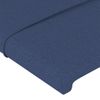 Cabecero Cama | Panel De Cabecera De Tela Azul 183x23x78/88 Cm Cfw8256567