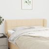 Cabecero Cama | Panel De Cabecera De Tela Color Crema 147x23x78/88 Cm Cfw3915390