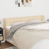 Cabecero Cama | Panel De Cabecera De Tela Color Crema 203x23x78/88 Cm Cfw9387307