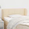 Cabecero Cama | Panel De Cabecera De Tela Color Crema 93x23x78/88 Cm Cfw3531639