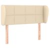 Cabecero Cama | Panel De Cabecera De Tela Color Crema 93x23x78/88 Cm Cfw3531639