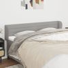 Cabecero Cama | Panel De Cabecera De Tela Gris Claro 163x23x78/88 Cm Cfw3382528