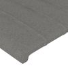 Cabecero Cama | Panel De Cabecera De Tela Gris Oscuro 163x23x78/88 Cm Cfw5266404