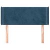 Cabecero Cama | Panel De Cabecera De Terciopelo Azul Oscuro 83x16x78/88 Cm Cfw1672854