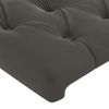 Cabecero Cama | Panel De Cabecera De Terciopelo Gris Oscuro 163x23x78/88 Cm Cfw2250091