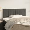 Cabecero Cama | Panel De Cabecera De Terciopelo Gris Oscuro 90x5x78/88 Cm Cfw3581580