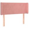 Cabecero Cama | Panel De Cabecera De Terciopelo Rosa 103x16x78/88 Cm Cfw5060177