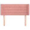 Cabecero Cama | Panel De Cabecera De Terciopelo Rosa 103x16x78/88 Cm Cfw9156581