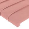 Cabecero Cama | Panel De Cabecera De Terciopelo Rosa 103x16x78/88 Cm Cfw9156581