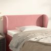 Cabecero Cama | Panel De Cabecera De Terciopelo Rosa 83x23x78/88 Cm Cfw4315531