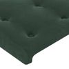 Cabecero Cama | Panel De Cabecera De Terciopelo Verde Oscuro 103x23x78/88 Cm Cfw5289170