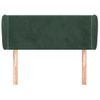 Cabecero Cama | Panel De Cabecera De Terciopelo Verde Oscuro 103x23x78/88 Cm Cfw9309274