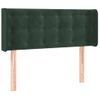 Cabecero Cama | Panel De Cabecera De Terciopelo Verde Oscuro 83x16x78/88 Cm Cfw7739311