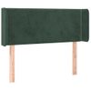 Cabecero Cama | Panel De Cabecera De Terciopelo Verde Oscuro 83x16x78/88 Cm Cfw9179815