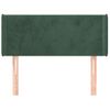 Cabecero Cama | Panel De Cabecera De Terciopelo Verde Oscuro 93x16x78/88 Cm Cfw7029217