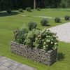 Jardinera Arriate | Macetero De Gaviones De Acero 180x50x50 Cm Cfw742039