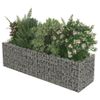 Jardinera Arriate | Macetero De Gaviones De Acero 180x50x50 Cm Cfw742039