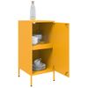 Juego De 2 Aparador | Aparador De Comedor | Armario De Cocina Acero Laminado En Frío Amarillo 36x39x79 Cm Cfw1165273