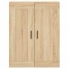 Aparador Alto | Aparador De Comedor | Armario De Cocina Madera Contrachapada Color Roble 69,5x34x180 Cm Cfw3825895