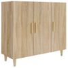 Aparador | Aparador De Comedor | Armario De Cocina De Madera De Ingeniería Roble Sonoma 90x34x80 Cm Cfw6879667