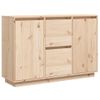 Aparador | Aparador De Comedor | Armario De Cocina De Madera Maciza De Pino 110x34x75 Cm Cfw5438355