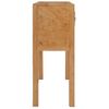 Aparador | Aparador De Comedor | Armario De Cocina De Madera Maciza De Teca 125x30x75 Cm Cfw7405023