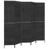 Biombo Divisor De 5 Paneles | Separador De Ambientes Jacinto De Agua Negro 205x180 Cm Cfw744877