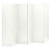 Biombos Divisores De 6 Paneles | Separador De Ambientes 2 Uds Blanco Acero 240x180 Cm Cfw745307