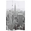 Biombo Divisor | Separador De Ambientes Plegable 120x170 Cm Nueva York Blanco Y Negro Cfw2291115