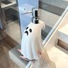 Bomba Líquida De Jabón Fantasma De Cerámica Gótica, 13,2 Oz, Accesorio De Baño Para Halloween