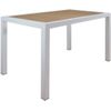 Mesa De Forja Moderna Nueva Carteya, Ideal Mesa Camilla . Color Blanca Regulable En Dos Alturas Con Tablero. (120 X 70 X 72  Alta-52 Baja)