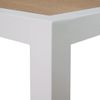 Mesa De Forja Moderna Nueva Carteya, Ideal Mesa Camilla . Color Blanca Regulable En Dos Alturas Con Tablero. (120 X 70 X 72  Alta-52 Baja)