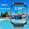 Reloj Inteligente Con Pantalla De 2,04 Pulgadas Para Hombres Y Mujeres, Bluetooth, Llamada, Rastreador De Fitness, Reloj Inteligente Deportivo Resistente Al Agua Para Hombres Para Ios Xiaomi