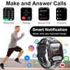 Reloj Inteligente Militar Para Exteriores 1,85, Reloj Inteligente Con Llamadas Bluetooth Para Hombres, Relojes De Fitness Resistentes Al Agua Para Android Ios