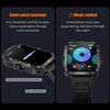 Reloj Inteligente Militar Para Exteriores Sqr 1,96, Reloj Inteligente Con Llamada Bluetooth Para Hombres, Para Android Ios Ip68, Relojes De Fitness Resistentes Al Agua