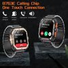 Reloj Inteligente Para Hombre, Monitor Militar Saludable, Voz Ai, Llamada Bluetooth, Fitness, Reloj Inteligente Deportivo Resistente Al Agua Para Android Ios