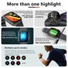 Reloj Inteligente Hombres Bluetooth Teléfono Reloj Inteligente Ritmo Saludable Ejercicio Físico 1,96 Pulgadas Pantalla Táctil Hd Completa