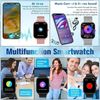 Reloj Inteligente Hombre Mujer Pantalla Hd 2.01 Pulgadas Bluetooth Llamada Reloj Ritmo Fitness Tracker Sport Tracker Smartwatch