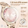 Reloj Inteligente Para Mujer De 1,32 Pulgadas, Con Bluetooth, Llamada Ai, Asistente De Voz, Relojes Para Mujer, Reloj Personalizado, Monitor De Salud Facial, Relojes Inteligentes