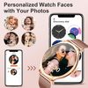 Reloj Inteligente Con Llamada Bluetooth Para Mujer, Pantalla De Visualización Hd De 1,39 Pulgadas, 360x360, Cara De Reloj Personalizada, Resistente Al Agua, Smartwatch Para Mujer